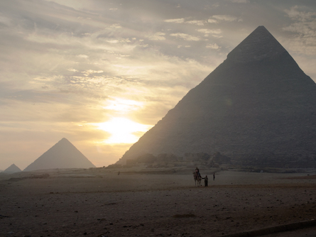 giza pyramids in egypt