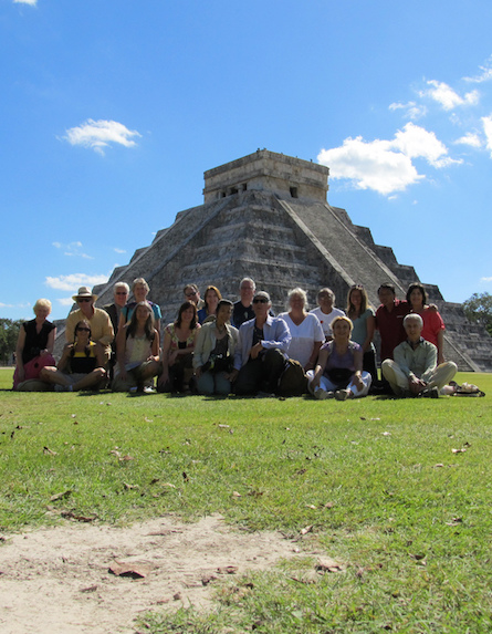 Our group at Chichen Itza in Mexico