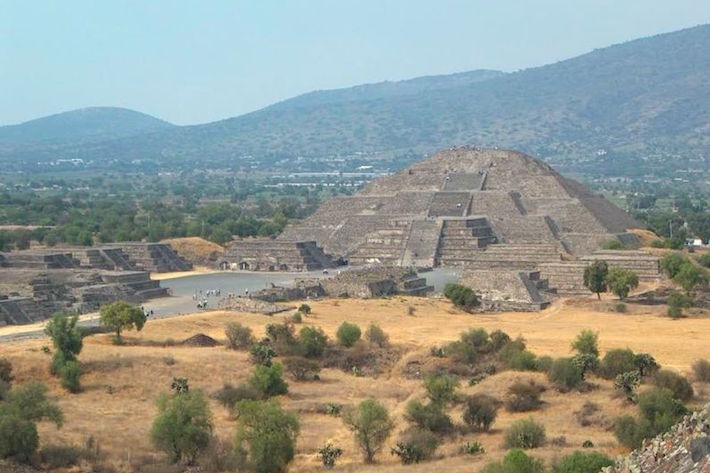 pyramid of the moon at Teotihuacan