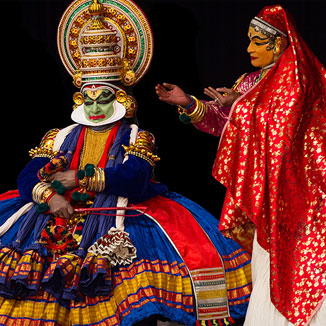 Kathakali dance in India