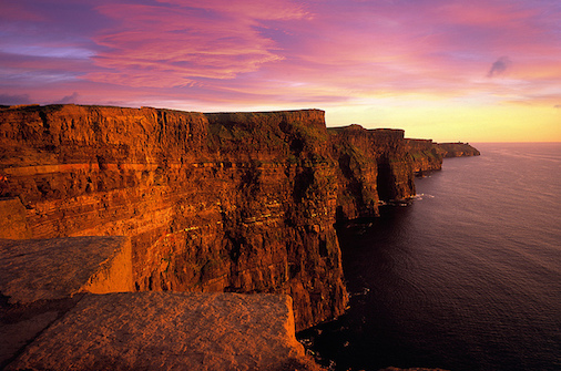 The stunning Cliffs of Moher, Ireland