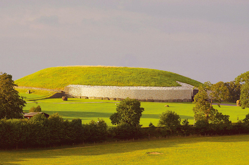 The tomb stone site of Newgrange, Ireland