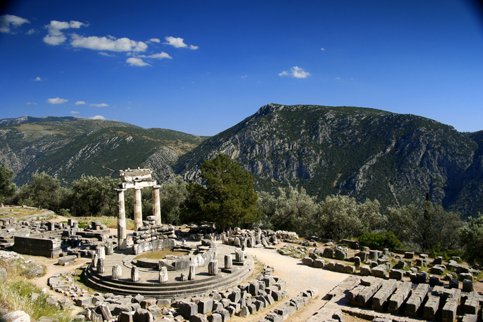 Delphi Tholos sanctuary of Athena Pronaia