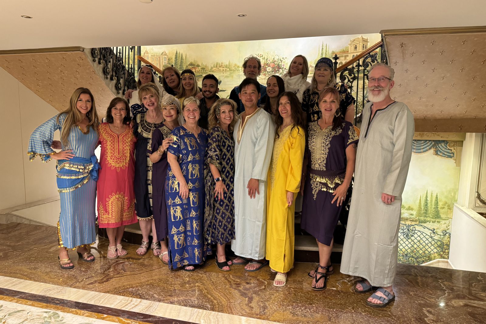 Group aboard Nile Cruise