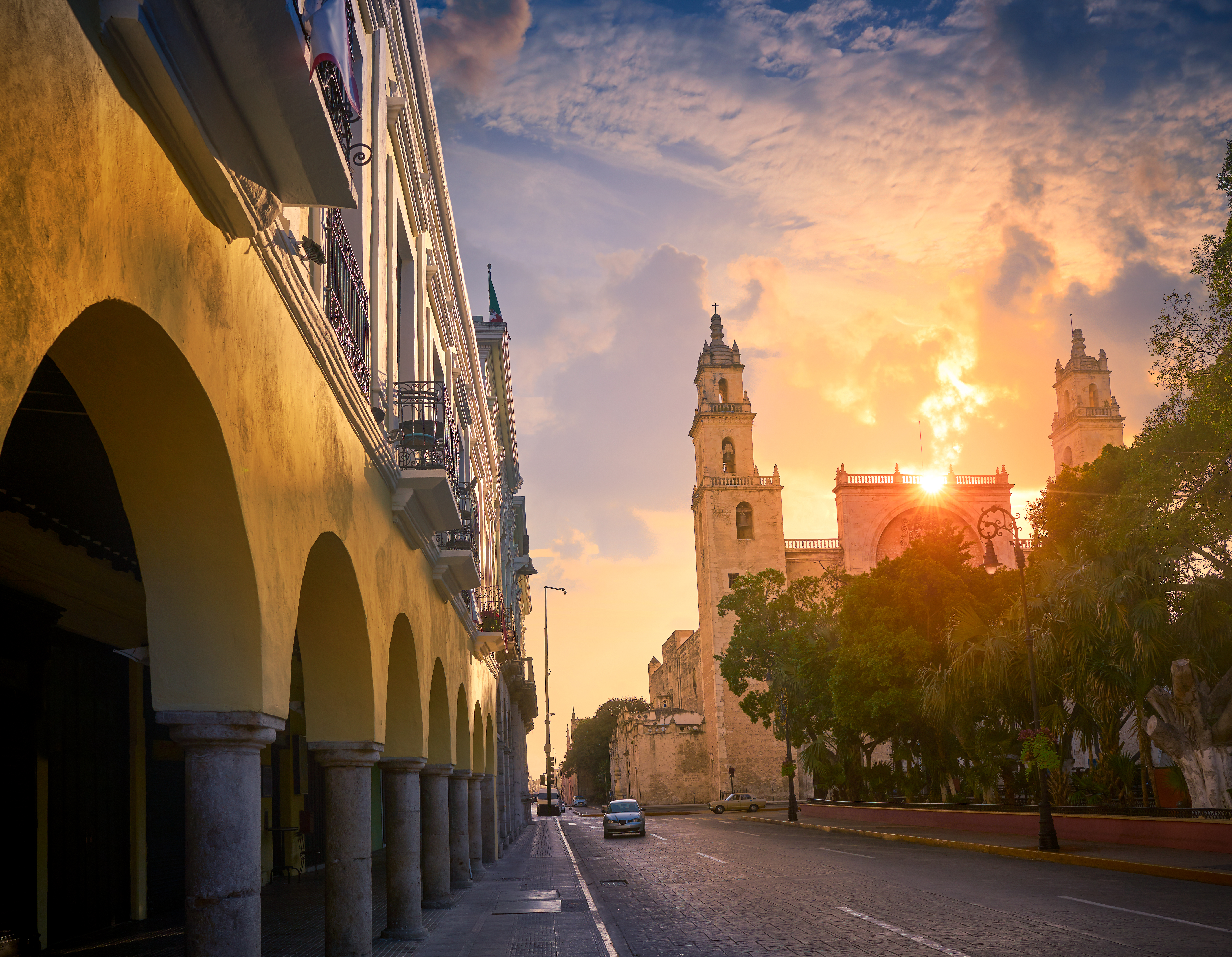 Street in Merida, Mexico
