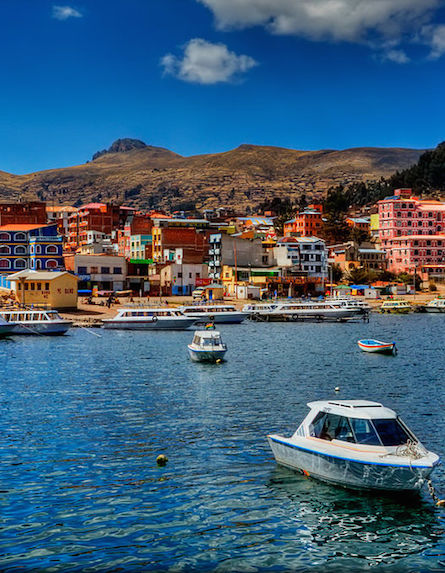 Lake Titicaca in Bolivia
