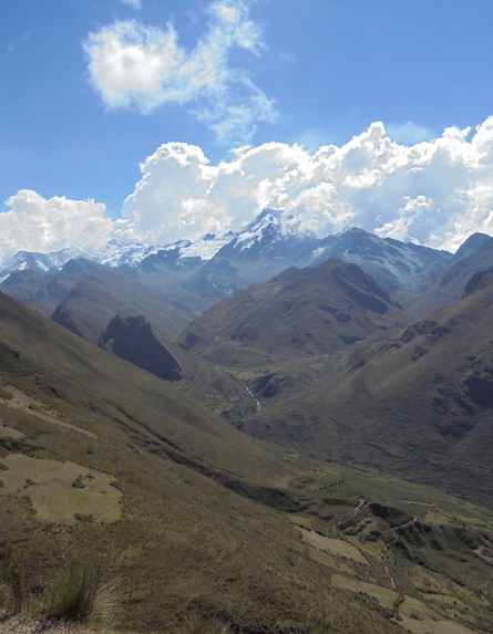 bolivian andes view