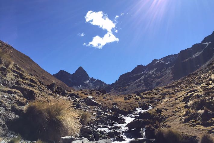 Bolivia mountain trek