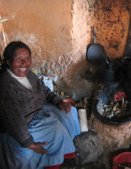 Uros Islands woman in Peru