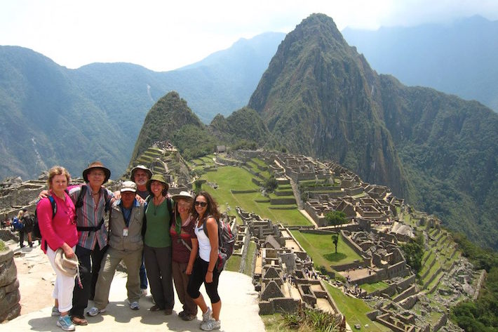 Sacred machu picchu in peru