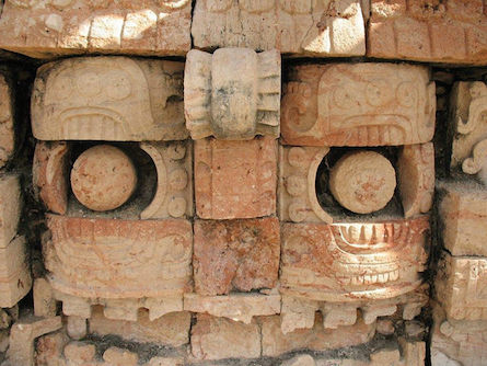 Kabah Chaak Mask in Mexico
