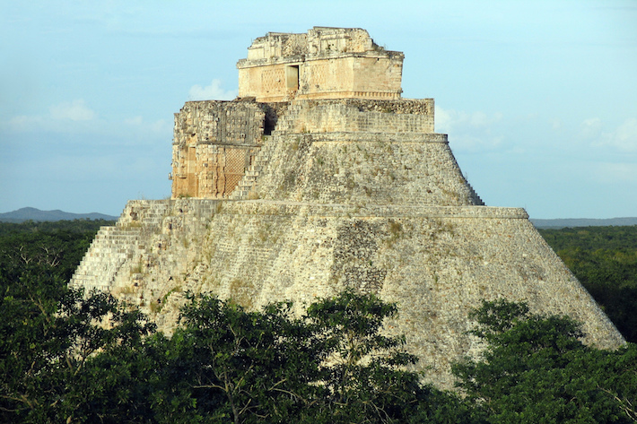 sacred site of uxmal in yucatan