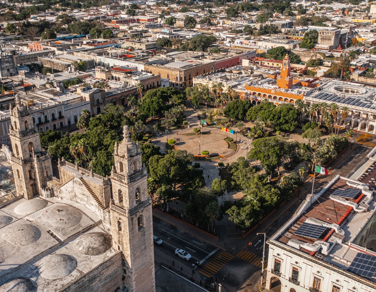 Aerial View of Merida, Mexico