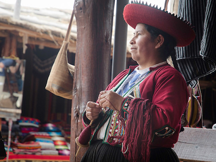 Chinchero traditional weavings