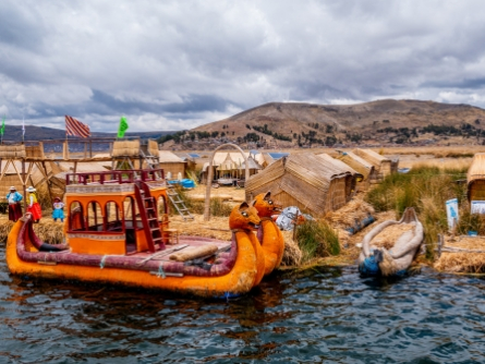 Floating Reed Boats on Lake Titicaca