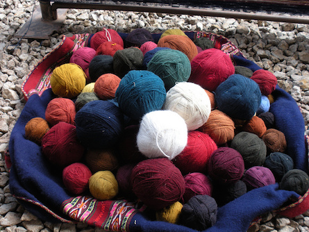 Peruvian wool in Peru