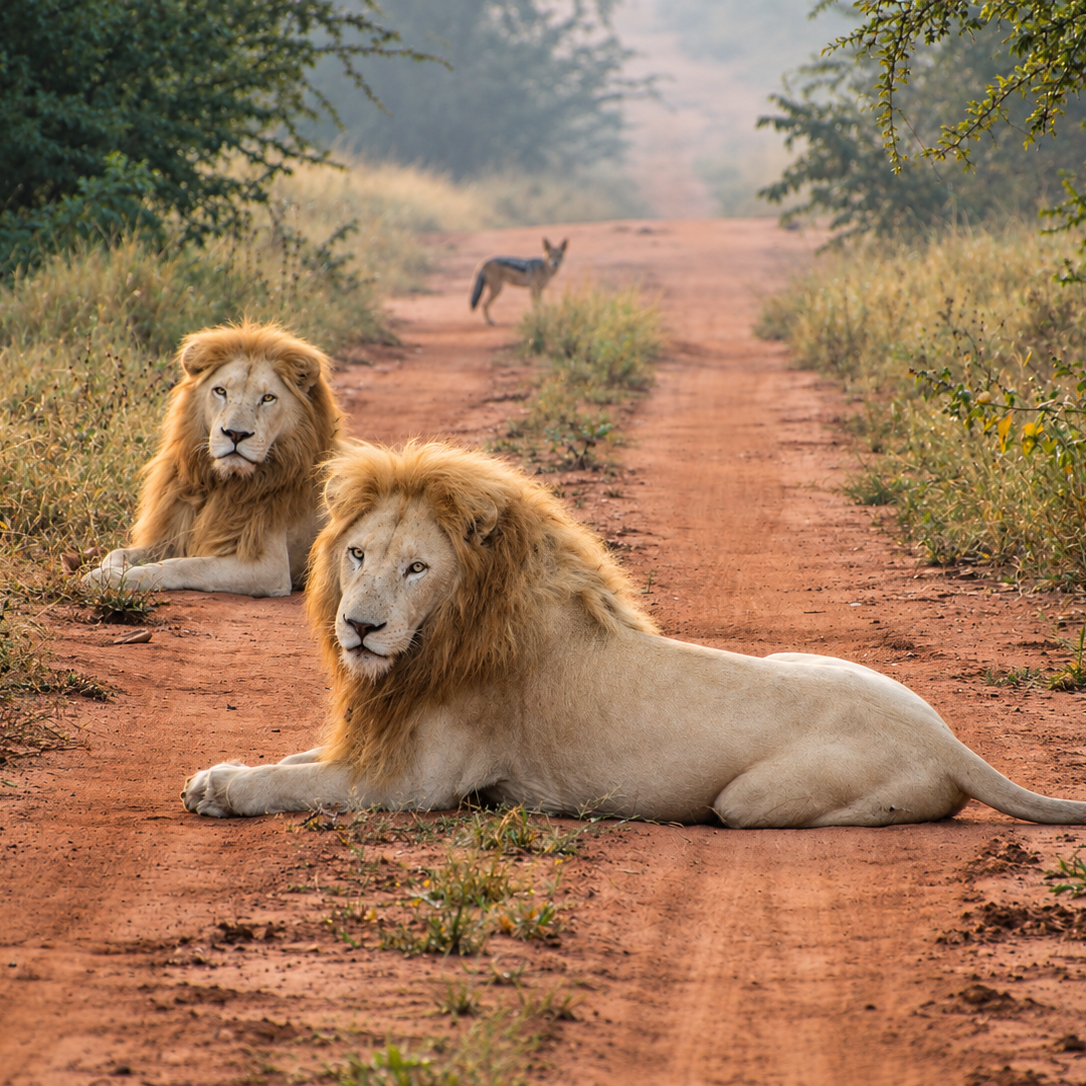 White Lions of Greater Timbavati