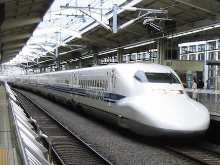 Kyoto Bullet Train in Japan