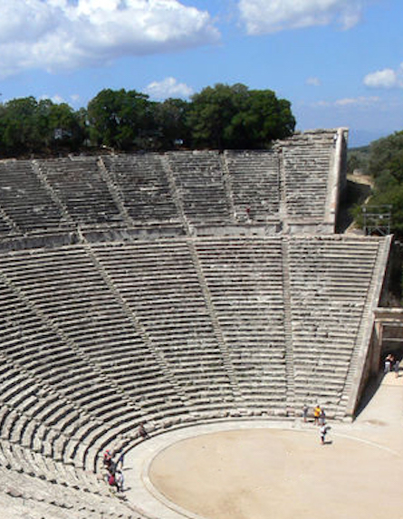 Site of Epidaurus in Greece
