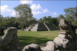 Site of Copan in Guatemala