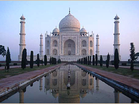 Sacred Taj Mahal in India