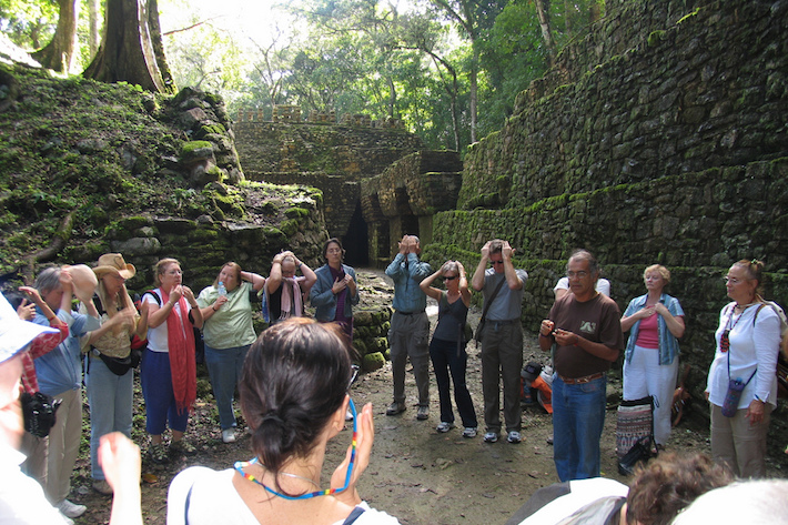 Yaxchilan in mexico