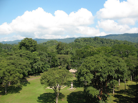 Sacred site of Bonampak in Mexico