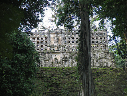 Ceremony at Yaxchilán in Mexico