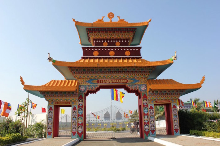 gaden shartse monastery in india